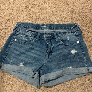 denim shorts